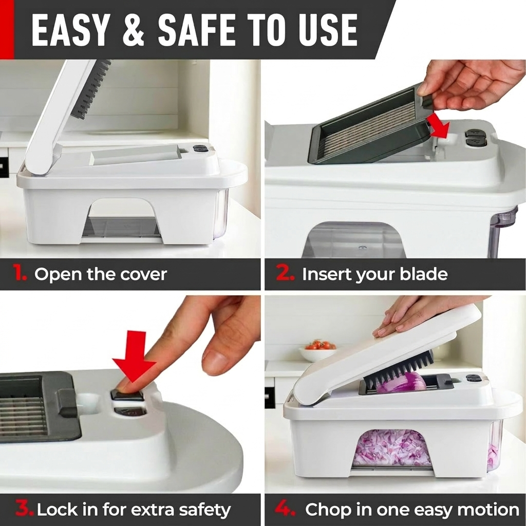 The Ultimate 15-in-1 Vegetable Chopper &amp; Slicer