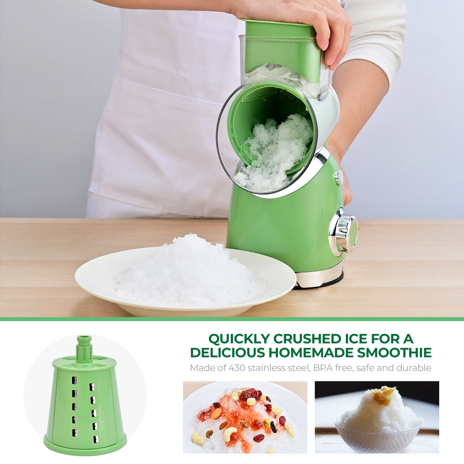 New Rotary Cheese Grater & Vegetable Shredder