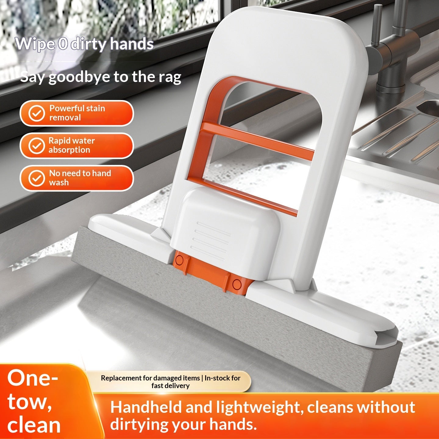 Mini Handheld Squeeze Mop