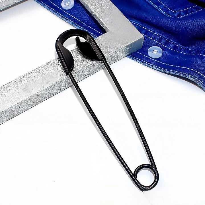 Versatile Safety Pin Hair & Bag Accessory